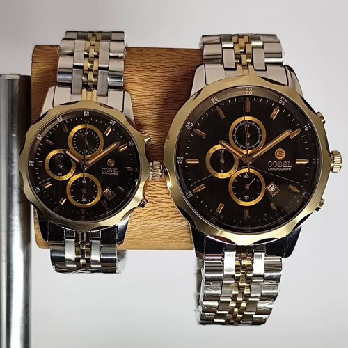 ساعت مچی ست و تک کوبل کرنوگراف فول استیل اورجینال