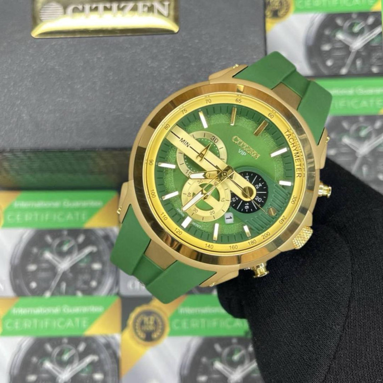 ساعت مچی مردانه سیتیزن بند رابر سه موتوره کرنوگراف