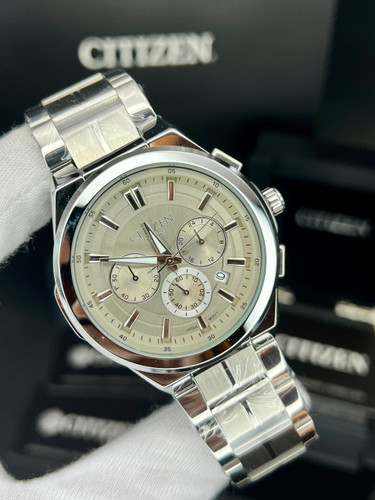 ساعت مچی مردانه سیتی زن سه موتوره کرنوگراف بند استیل