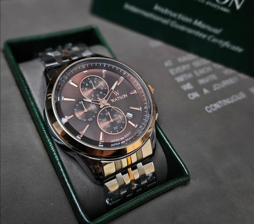 ساعت واتسون مردانه سه موتوره فول تایم دورنگ