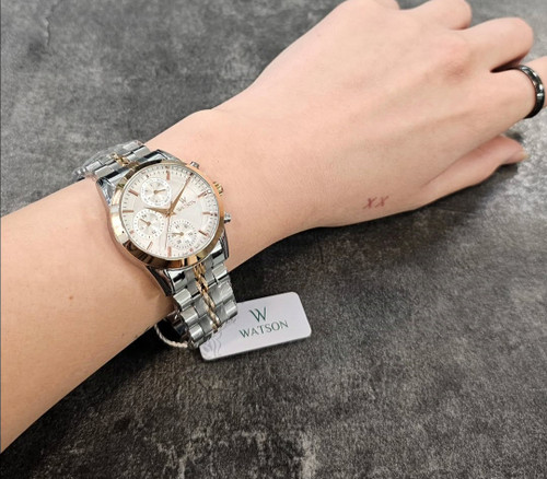 ساعت واتسون ست وتک سه موتوره فول تایم بند رولکسی