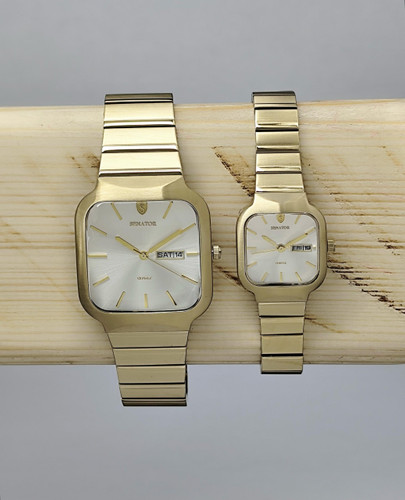 سناتور چهارگوش دوتقویم ست کلاسیک