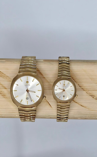 ساعت کوبل ست مدل تخمه مرغی بند ماری جدید