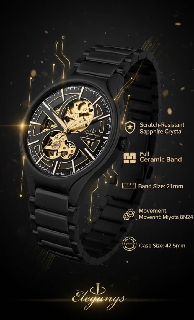 الگنگس سرامیکی گرد اتوماتیک ضد خش ست وتک