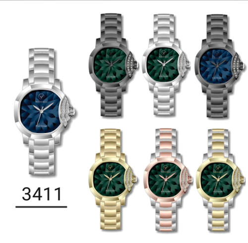 زنانه ویتوریا گرد رو قاب نگین 3411