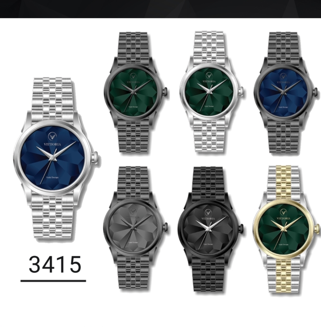 زنانه ویتوریا گرد صفحه الماسی 3415