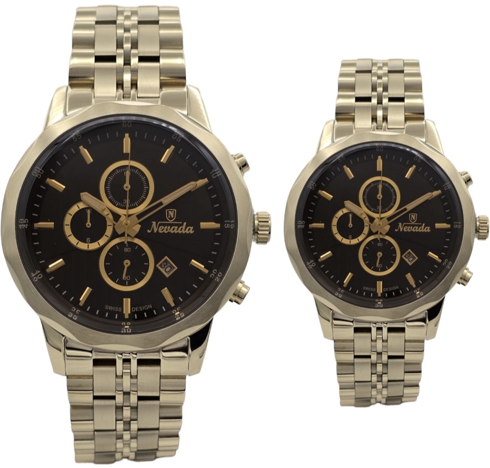 ساعت ست نیوادا فلزی کرنوگراف دور تراش 1395