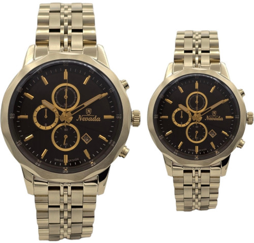 ساعت ست نیوادا فلزی کرنوگراف دور تراش 1395