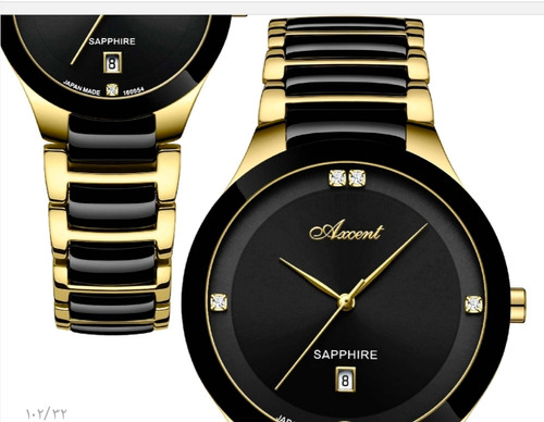 ساعت مچی اکسنت ست سرامیکی ضد خش 160054