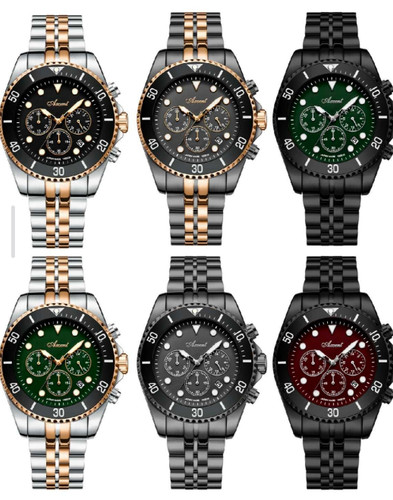 ساعت مچی مردانه اکسنت سه موتوره کرنوگراف مدل خلبانی 180036