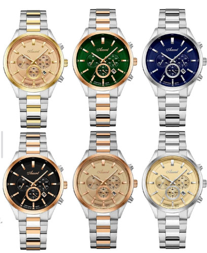 ساعت مچی مردانه اکسنت سه موتوره کرنوگراف اورجینال180035