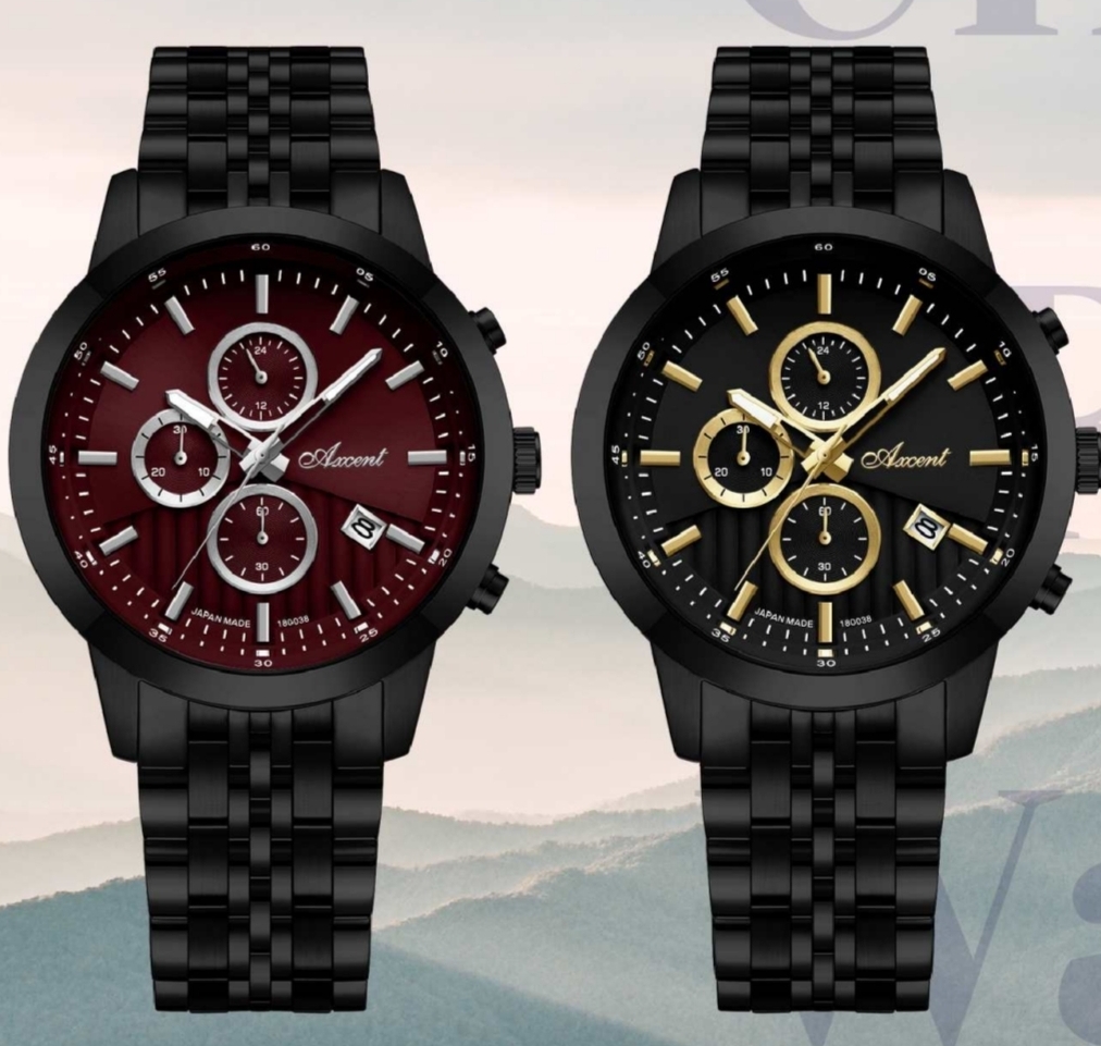 ساعت مچی مردانه اکسنت سه‌ موتوره کرنوگراف اورجینال 180038