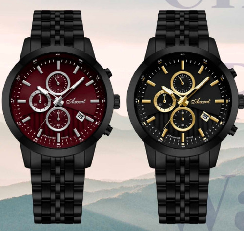 ساعت مچی مردانه اکسنت سه موتوره کرنوگراف اورجینال 180038