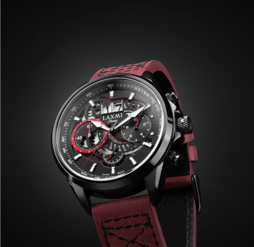 ساعت مچی لاکسمی مردانه کرنوگراف بند چرمی صفحه خاص8105