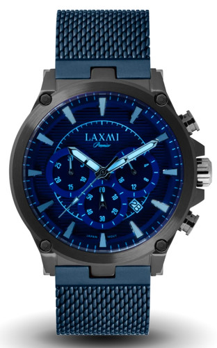 ساعت مچی لاکسمی سه موتوره کرنوگراف بند حصیری خاص 8103