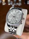 ساعت مچی مردانه سیتی زن اسپیشال سه موتوره کرنوگراف بند استیل