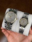 ساعت مچی ست سیتی زن کلاسیک دور قاب کنگره ای